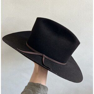 Vintage Boyd Beaver Brand Cowboy Hat Brown Buckle Western Men’s One Size